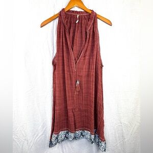Free People gauzy cotton dress